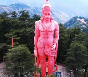 Jhakoo Hill Hanuman Statue in Shimla.