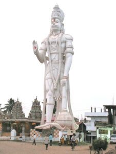 biggest hanuman statue at partala