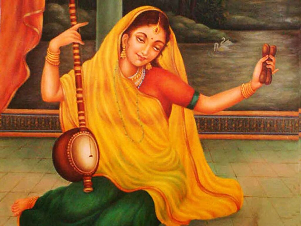 Meera Bai singing Poems on Krishna