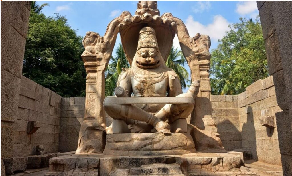 Bhagwan Vishnu Temple in Hampi