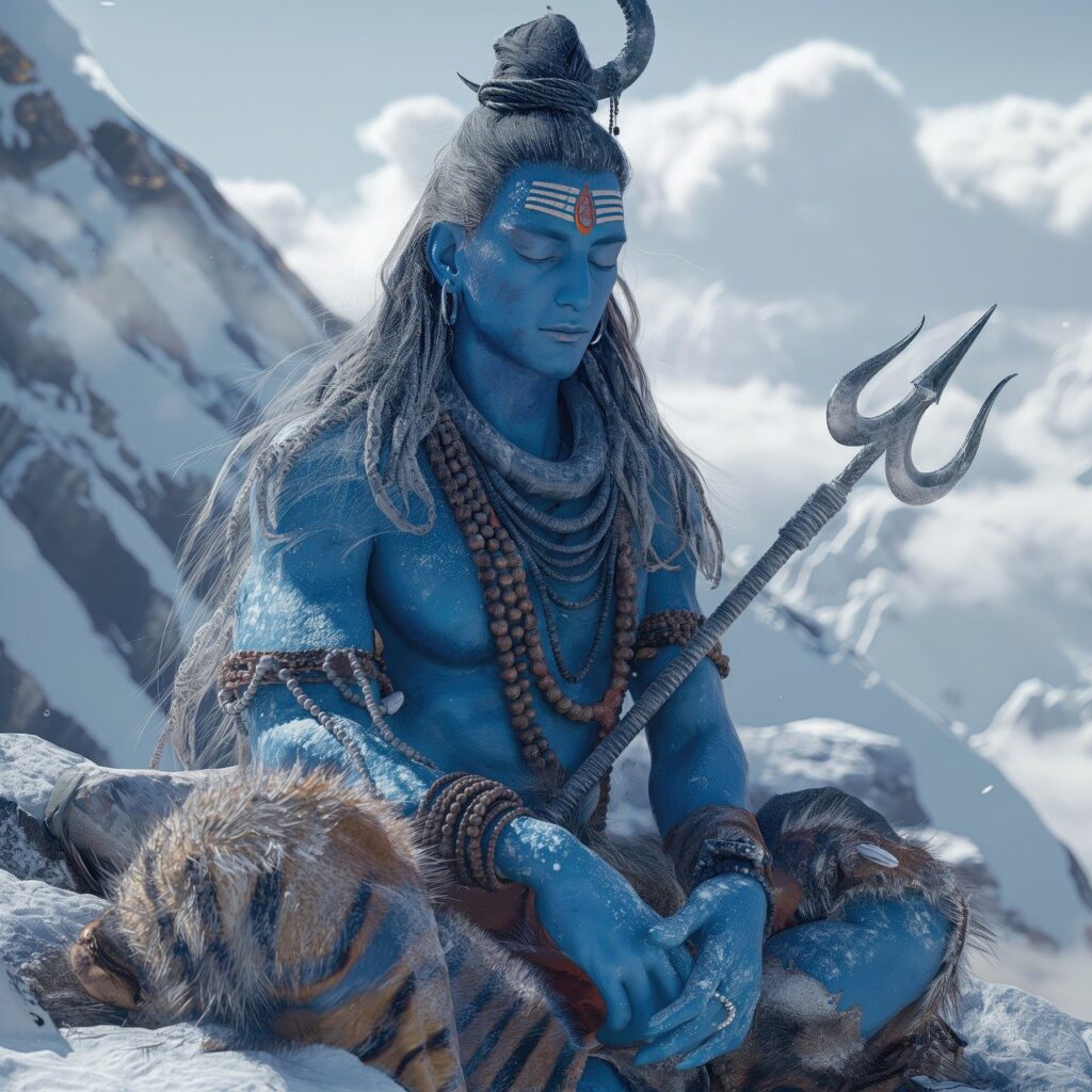 Lord Shiva Meditating