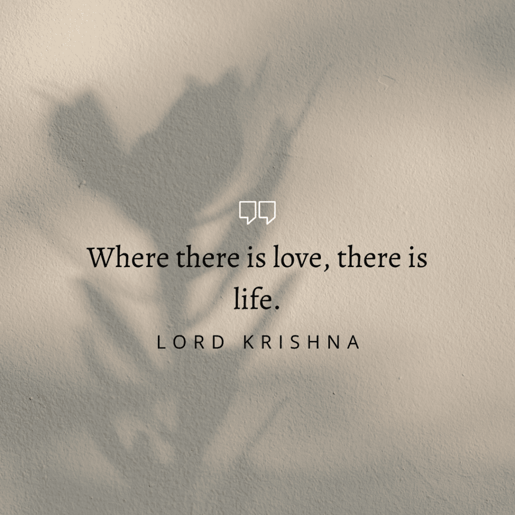 2nd Love Quote by Krishna