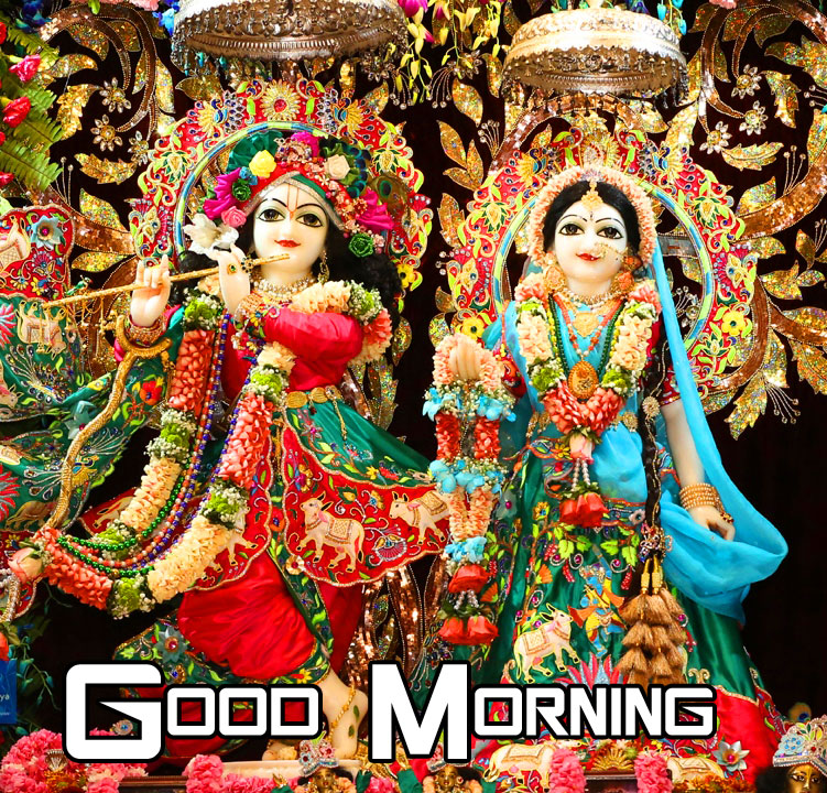 Vrindavan Radha Krishna Good Morning Image