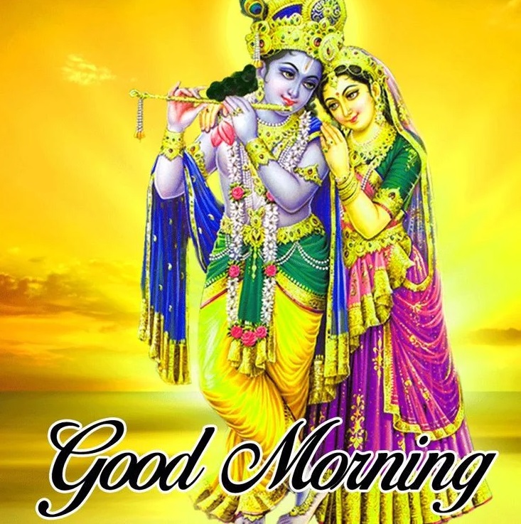 Good Morning Radha Krishna images-2