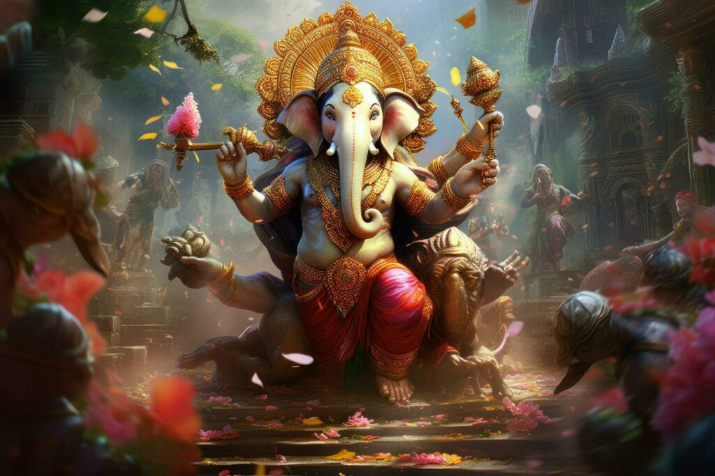 Lord Ganesh With all Hands