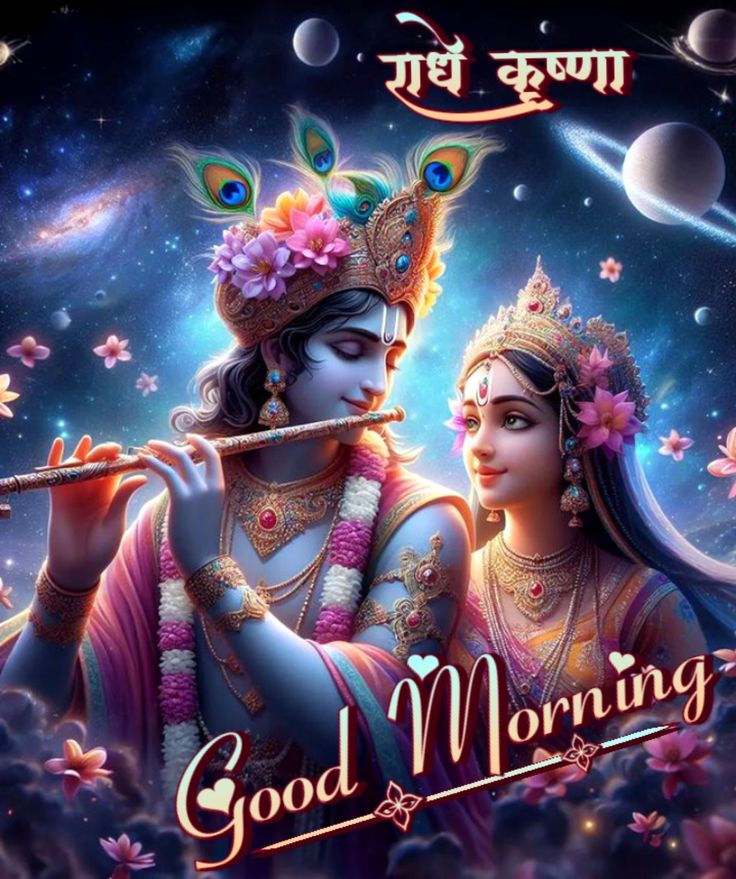 Radha Krishna Good Morning Images