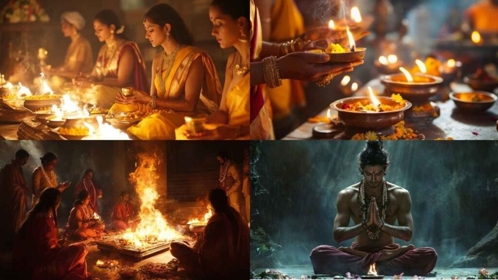 Common Hindu & Greek Worship Rituals.